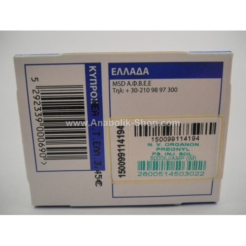 Pregnyl 5000 UI Organon
